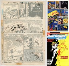 1985 Jonni Thunder #3 Dick Giordano Original DC Comics Art Page Roy Thomas Story - £235.18 GBP