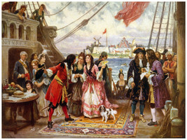 3798 Historical Vintage Poster.Pirate scene Art Decorative.Room Decor design - £12.74 GBP+