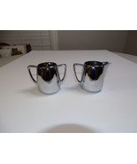 Universal Chrome Cream And Sugar Set Mid Century International Silver Co... - $14.55 CAD