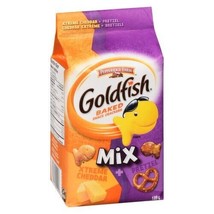 3 Bags of Goldfish Mix Xtreme Cheddar &amp; Pretzel Baked Snack Crackers 180... - $28.06