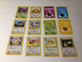 14 Vintage Pokemon Trading Cards Pokemon Spearow Caterpie Eevee Grimer SJPP-15 - £3.98 GBP