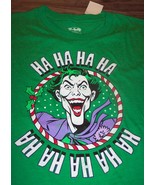 DC COMICS JOKER HA HA HA  BATMAN  CHRISTMAS T-Shirt Mens SMALL NEW w/ TAG - $19.80