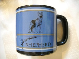 * RUSS Mugs German Shepherd Dog Large Mug Blue Black, - £11.15 GBP