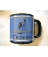 * RUSS Mugs German Shepherd Dog Large Mug Blue Black, - £11.06 GBP