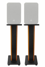 (2) Rockville 28&quot; 2-Tone Studio Monitor Speaker Stands For Behringer 1C-BK - £136.71 GBP