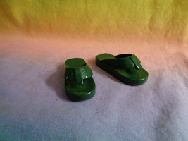 Ken or Similar Male Doll Hunter Green Sandals Deck Shoes Beach Wear - $3.84