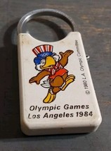 Olympic Games Los Angeles 1984 Keychain Keyring Sam Eagle - £9.53 GBP