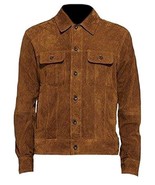 Bestzo   Womens Cowgirl Western Fringed Suede Leather Jacket Brown XL - $225.00