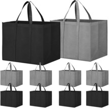 Reusable Grocery Shopping Bags 10 Pack Large Foldable Tote Bags Bulk, Ec... - $44.99