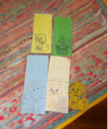 Vintage Fabric Craft Cut and Sew Embroidered animals for stuffed animals... - £15.81 GBP