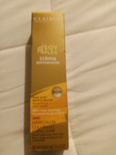 Clairol Soy4PLEX Creme Permanent Hair Color 2 oz- #6GN Dark Gold Neutral... - $4.99