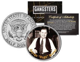 GEORGE BUGS MORAN Gangster Mob JFK Kennedy Half Dollar US Colorized Coin - £6.73 GBP