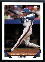 1993 Topps #324 - Willie Randolph - Mets - £1.82 GBP