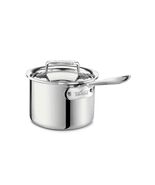 All-Clad D5 Polished 18/10 SS 5-Ply Bonded 2-qt Sauce Pan NO LID (DENT) - $109.99