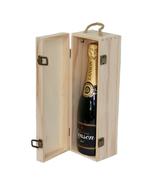 35cm Single Bottle Wooden Box - £17.73 GBP