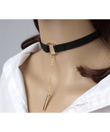 choker necklace, cloth choker, statement necklace (747) - £7.06 GBP