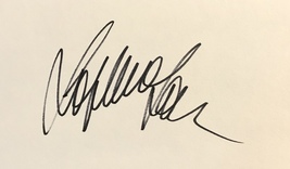 SOPHIA LOREN AUTOGRAPHED Hand SIGNED 3x5 INDEX CARD MARRIAGE ITALIAN STY... - $39.99