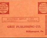 Vtg Advertising Postcard Grit Publishing Williamsport Pennsylvania PA - $14.22