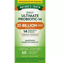 Nature&#39;s Truth Daily Ultimate Probiotic 25 Billion 60 Capsules Exp 09/26 - $334.31 MXN