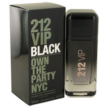 212 VIP Black by Carolina Herrera Eau De Parfum Spray 6.8 oz - £126.35 GBP