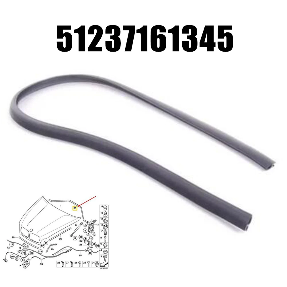 Gine hood sealing gasket rear for bmw e70 e71 e72 51237161345 accessories for vehicles thumb200