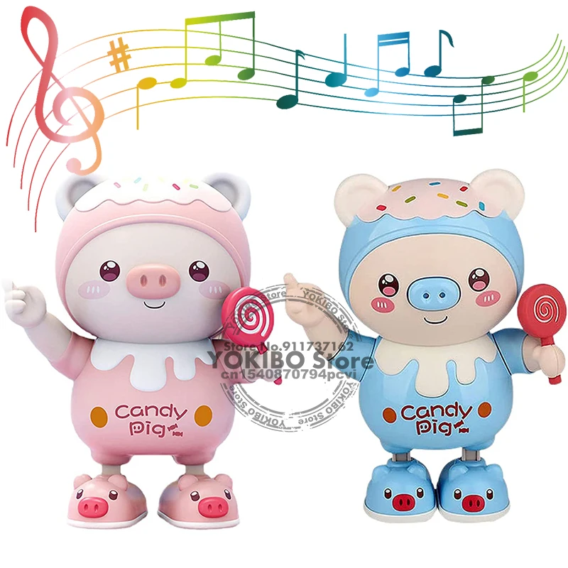 Baby Toy Musical Toys Dancing Pig Baby Pet PigToy with Music and LED Lights - $13.38+