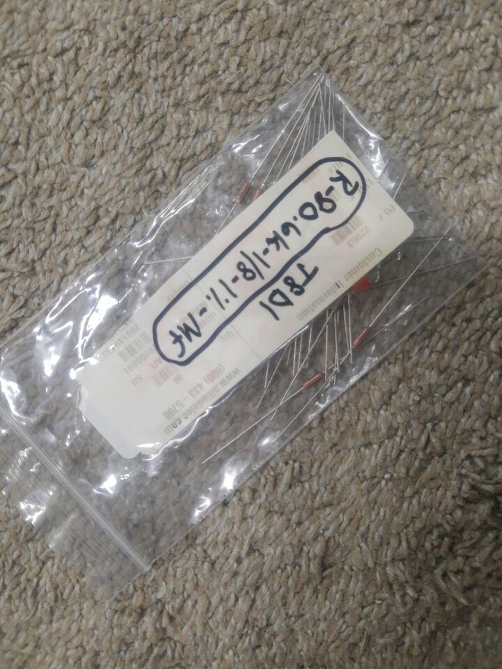 NEW LOT of 30 Vishay Dale Film Resistors 80.6K OHM 1/8W 1% AXIAL  RN55D F - $22.79
