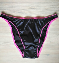Black Satin Panties, Men&#39;s Satin Panties, Satin Panties for Men, Sissy P... - $22.00