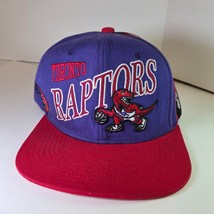 Toronto Raptors Mitchell &amp; Ness Snapback Hat Purple Red Script Dinosaur ... - $59.99