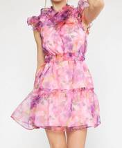 The Sweet Grace Floral Ruffled Mini Dress - £35.39 GBP