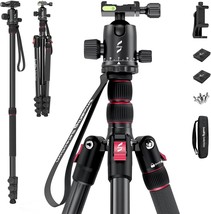 Smallrig Ct-20 Camera Tripod, 78.7&quot; Foldable Aluminum Tripod &amp; Monopod,, 3474C - $87.94