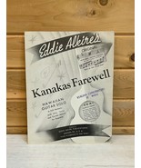 Antique Sheet Music Kanakas Farewell Alkire&#39;s Hawaiian Guitar Solo 1938 - $27.15 CAD