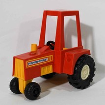 Vintage Fisher Price Husky Helper Tractor Farm Machinery Toy 331 Set 032... - $24.74