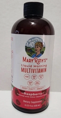 MaryRuth Liquid Morning Multivitamin Raspberry 15.22 fl oz (450 ml) Expi... - $22.76