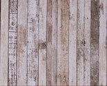 Cotton Landscape Barn Wood Boards Carpentry Fabric Print BTY D783.56 - $13.95
