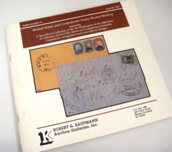 Kaufmann Stamp Auction Catalog US and Confederate States Postal History ... - £7.42 GBP