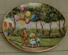 The Balloon Man, Collector Plate, Dominic Mingolla Original Box Brand New - £27.68 GBP