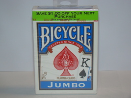 BICYCLE - JUMBO PLAYING CARDS (New) - £7.90 GBP