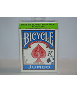 BICYCLE - JUMBO PLAYING CARDS (New) - £7.86 GBP