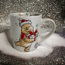 Disney Winnie The Pooh Christmas Gift Coffee Mug Ceramic Graphics on inside NEW - $34.90