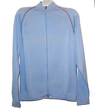 I.N.C. International Concepts Light Blue Cotton Men&#39;s Cardigan Sweater Sz M   - £21.73 GBP
