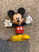 Disney Mickey Mouse 3" Figures Pvc Bends At Waist Vintage - £6.10 GBP
