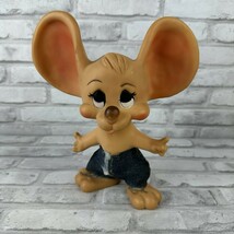 Huron Products Vintage Mailman Carrier Big Ear Mouse Bank 10.5&quot; Tall Rea... - $11.54
