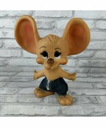 Huron Products Vintage Mailman Carrier Big Ear Mouse Bank 10.5&quot; Tall Rea... - $16.18 CAD