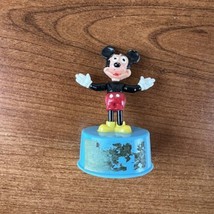  MICKEY MOUSE Disney Kohner Maxi Push Button Puppet Toy Hong Kong Vintage  - $7.91