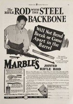 1930 Print Ad Marble&#39;s Brass Jointed Rifle Rod for Cleaning Gladstone,Michigan - £13.46 GBP