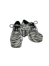 Mens Zebra Pimp Platform Shoes 10/11 - £110.41 GBP