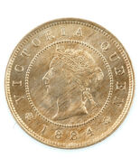 1884 JAMAICA FARTHING JAMAICAN FOREIGN COIN - $175.80 CAD