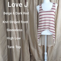 Love J gold dust and dark red tank top size M - £7.19 GBP