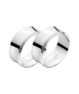 Pyramid by Georg Jensen Stainless Steel Napkin Ring set of 2 - New - $79.34 CAD